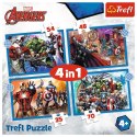 Puzzle Trefl Avengers 4w1 el. (34386)