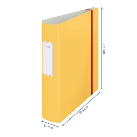 Segregator dźwigniowy Cosy Active A4 80mm żółty Leitz (10380019)