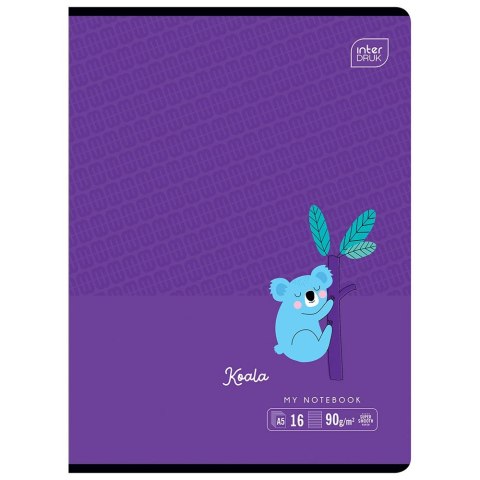 Zeszyt A5 B&B KIDS 16k. 90g linia Interdruk