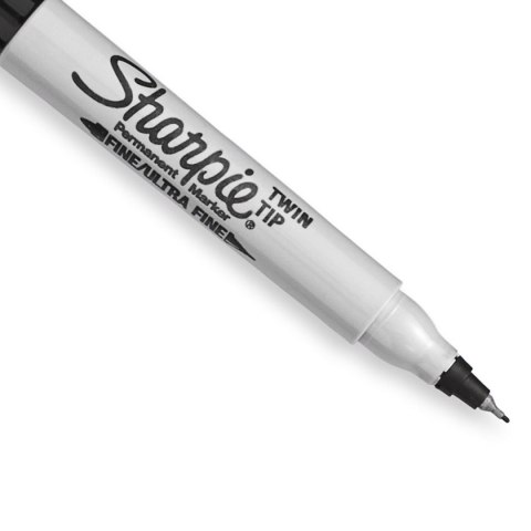 Marker permanentny TWIN TIP wkład czarny okrągła końcówka Sharpie (S0811100)