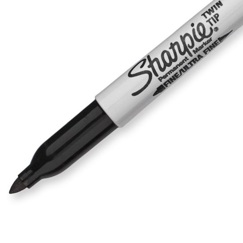 Marker permanentny TWIN TIP wkład czarny okrągła końcówka Sharpie (S0811100)
