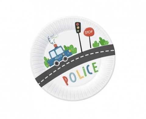 Talerz jednorazowy Police papier śr. 180mm 6 szt Godan (PW-TPO7)