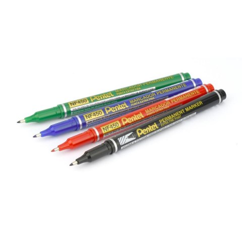 Marker permanentny wkład czarny 0,6-1,0mm okrągła końcówka Pentel (NF450)