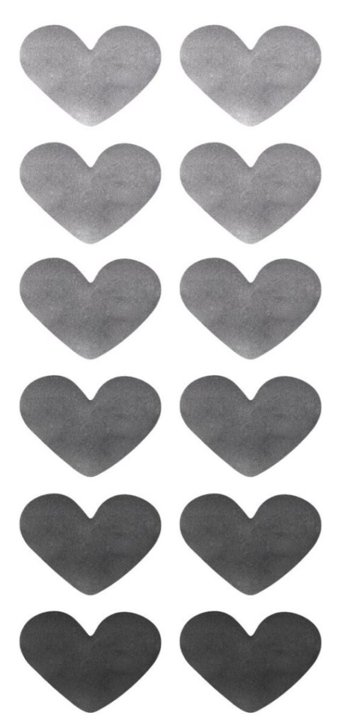 Naklejka (nalepka) Craft-Fun Series Serduszka Titanum (MGP-01)