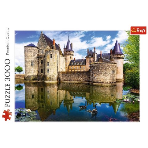 Puzzle Zamek w Sully-sur-Loire, Francja 3000 el. Trefl (33075)