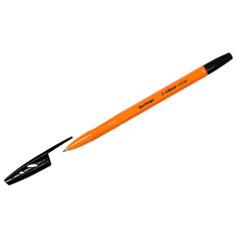 Długopis Berlingo Tribase orange kulkowy czarne 0,7mm (265892)