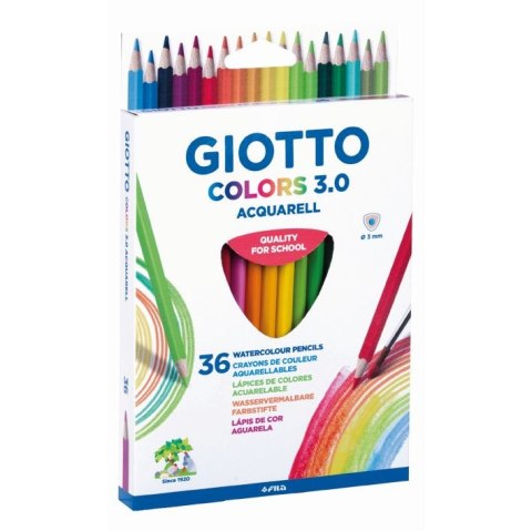 Kredki akwarelowe Giotto Colors 3.0 Aquarell 36 kol. (277300)