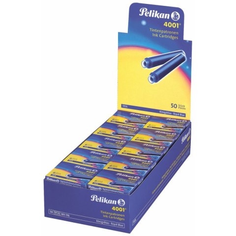 Naboje krótkie TP/6 niebieskie 301176 niebieski Pelikan (100401545)