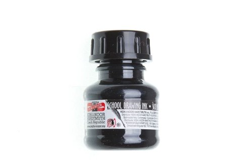 Tusz kreślarski Koh-I-Noor kolor: czarny 20ml (141722)