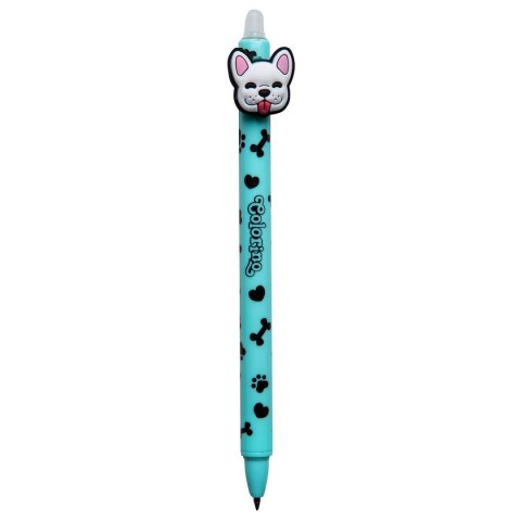 Długopis wymazywalny Automatyczny Kids Dogs wkład niebieski 0,5mm Patio (54104PTR)