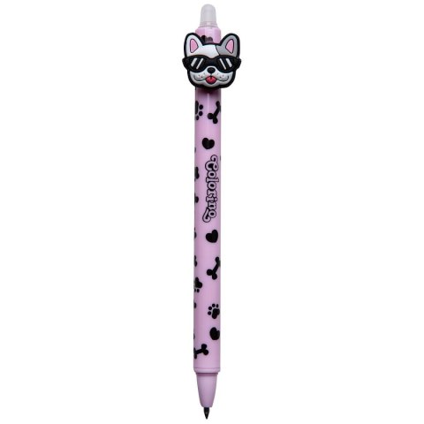 Długopis wymazywalny Automatyczny Kids Dogs wkład niebieski 0,5mm Patio (54104PTR)