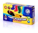 Farby plakatowe Astra kolor: mix 20ml 6 kolor. (301109001)