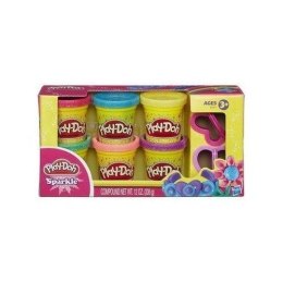 Ciastolina Playdoh 6 kol. błyszczące tuby 6szt. 336g (A5417)