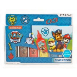 Farba do malowania na szkle Starpak Paw Patrol kolor: mix 6 kolor. (363512)