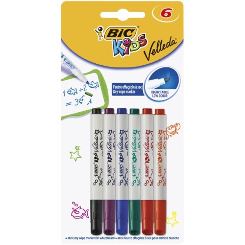 Marker suchościeralny wkład mix okrągła końcówka