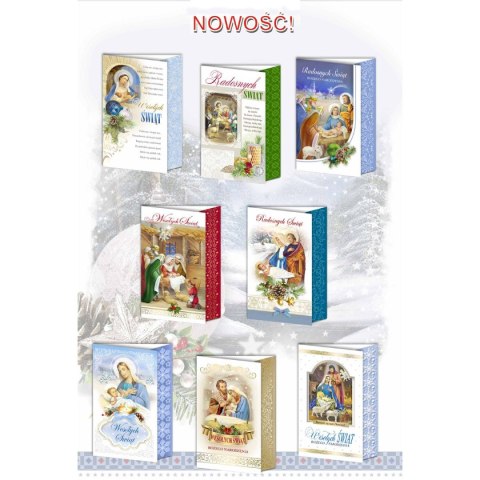 Kartka składana B6 Boże Narodzenie Top Graphic (5907786927277)