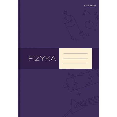 Brulion tematyczny A5 fizyka 80k. 70g krata [mm:] 150x210 TOP-2000 (400160623)