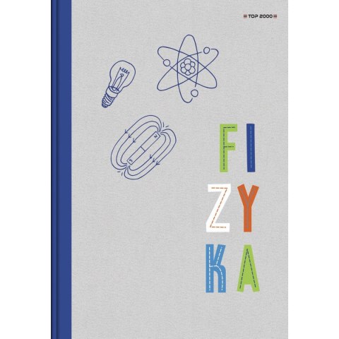 Brulion tematyczny A5 fizyka 80k. 70g krata [mm:] 150x210 TOP-2000 (400160623)