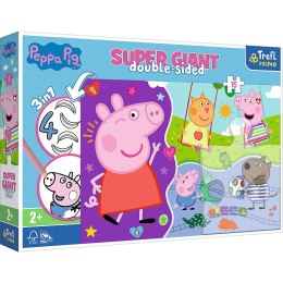 Puzzle Trefl świnka Peppa Gigant poznaj Psi Patrol 15 el. (42003)