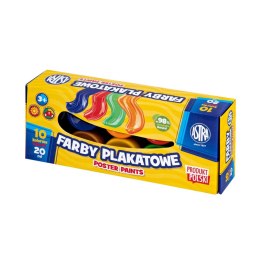 Farby plakatowe Astra kolor: mix 20ml 10 kolor. (301123044)