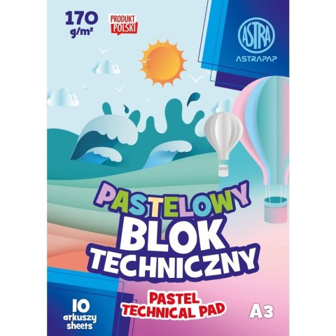 Blok techniczny Astrapap kolorowy (106022004)