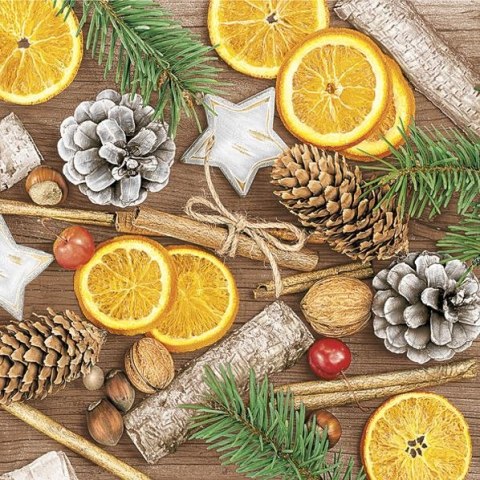 Serwetki Boże narodzenie mix bibuła [mm:] 330x330 Pol-mak (SL GW)
