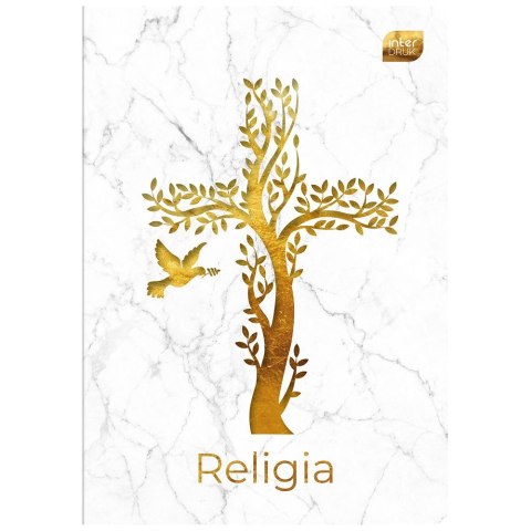Zeszyt tematyczny A5 RELIGIA 60k. 70g krata Interdruk (ZE60KFR)
