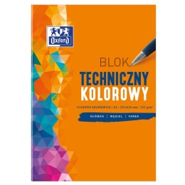 Blok techniczny Oxford Oxford A3 kolorowy 225g 10k (400093234)