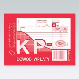 Druk samokopiujący Michalczyk i Prokop KP Dowód wpłaty A6 80k. (401-5)