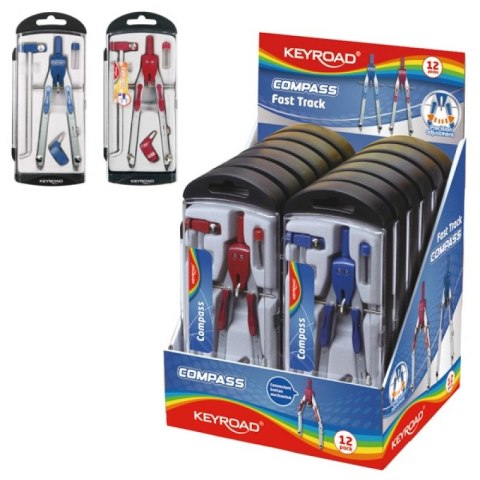 Cyrkiel Keyroad metalowy 4 el. (KR971412)