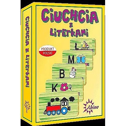 Gra edukacyjna Abino Ciuchcia z literkami CIUCHCIA Z LITERKAMI