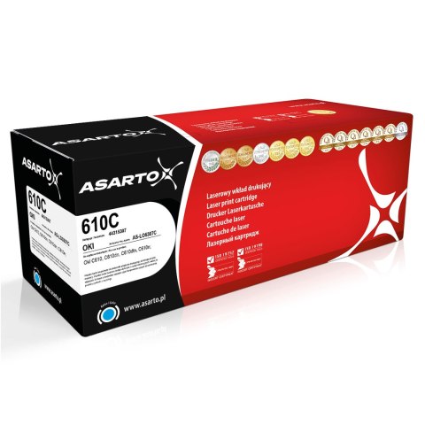 EOL Toner Asarto do OKI 610C | 44315307 | 6000 str. | cyan
