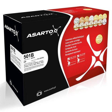 Toner Asarto do HP 501B | Q6470A | 6000 str. | black