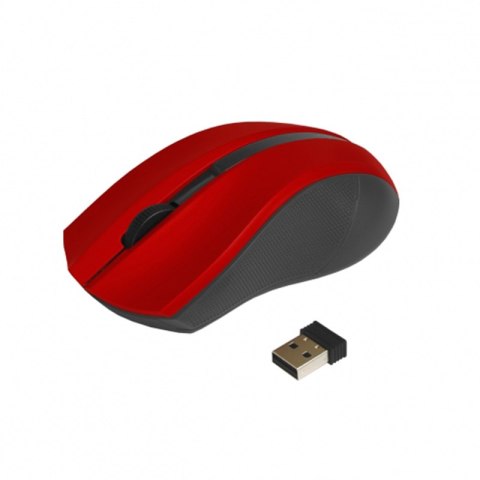 Art AM-97D mysz optyczna | bezprzewodowa | USB | red