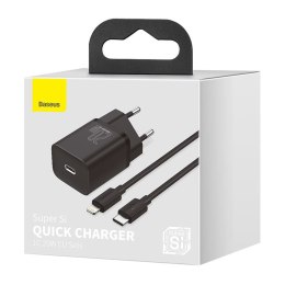 Baseus Ładowarka sieciowa Super Si Quick Charger 1C 20W +USB-C do Lightning 1m