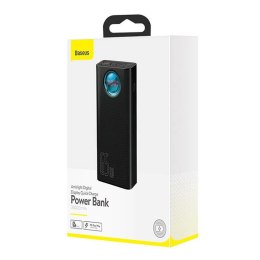 Baseus Power bank Amblight 30000mAh | 4xUSB | USB-C | 65W | czarny