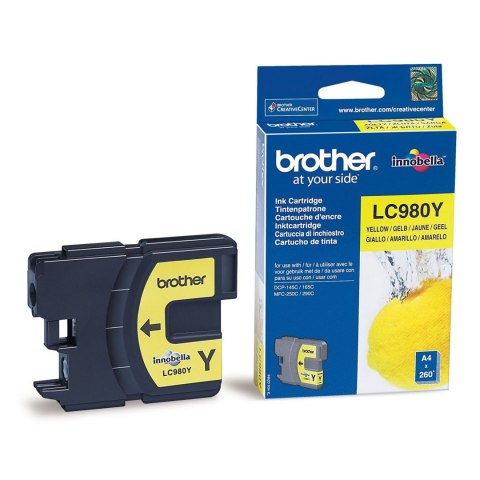 Tusz Brother do DCP145C/165C/195C/365CN | 260 str. | yellow