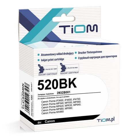 Tusz Tiom do Canon 520BK | 2932B001 | 350 str. | black