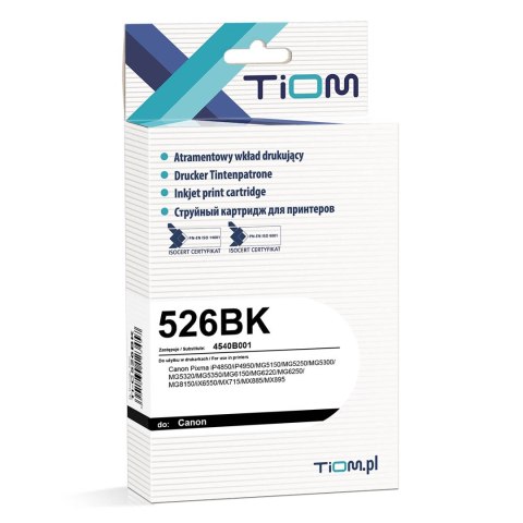 Tusz Tiom do Canon 526BK | 4540B001 | 3160 str. | black