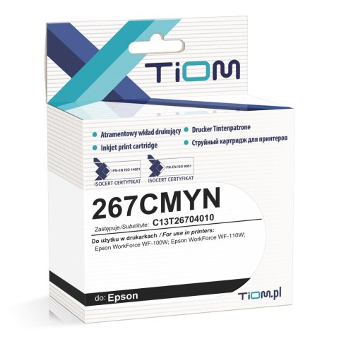 Tusz Tiom do Epson 267CMYN | C13T26704010 | 200 str. | color