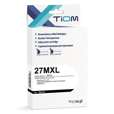 Tusz Tiom do Epson 27MXL | C13T27134012 | 1100 str. | magenta