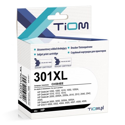 Tusz Tiom do HP 301XL | CH564EE | 330 str. | color