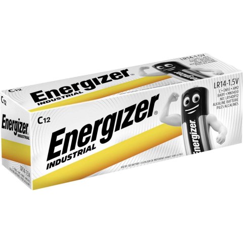 Bateria ENERGIZER Industrial, C, LR14, 1,5V, 12szt.