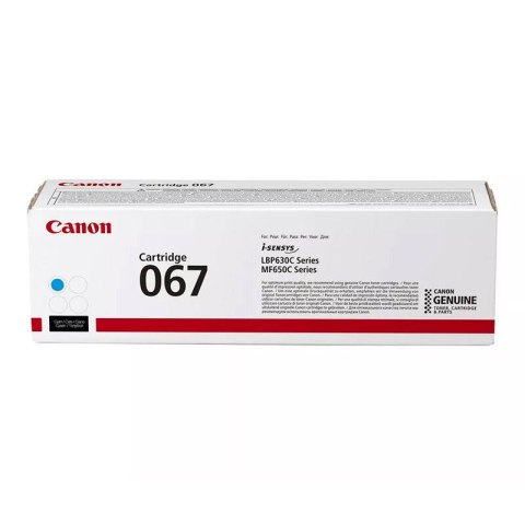 Toner Canon 067C do i-SENSYS MF650/657 LBP633/631 | 1 250 str. | cyan