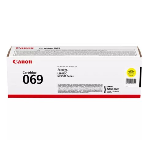 Toner Canon CRG069Y , CRG-069Y do i-SENSYS MF752/754 | 1 900 str. | yellow