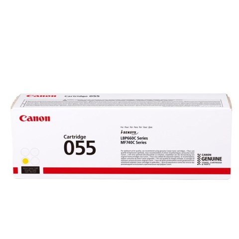 Toner Canon CRG055Y do i-SENSYS MF742Cdw/MF744Cdw | 2100 str. | Yellow