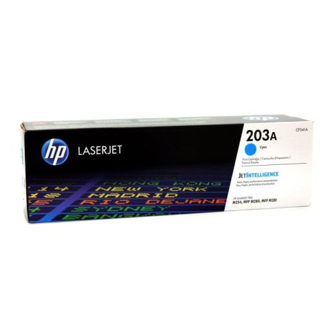 Toner HP 203A do Color LaserJet Pro M254dn/M280nw | 1 300 str | cyan