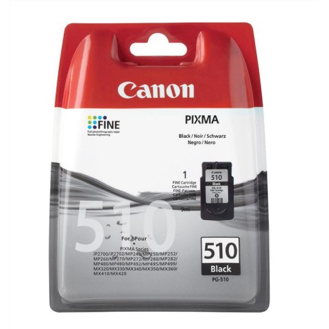 Tusz Canon PG510 do MP-240/260/270, MX-360 | 9ml | black