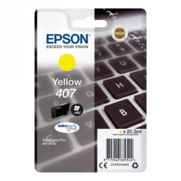 Tusz Epson 407 do WF-4745DTWF | 20,3 ml | Yellow