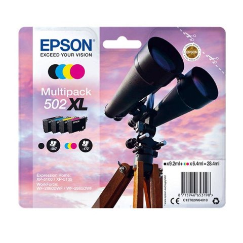 Tusz Epson 502XL MultiPack do XP-5100/5105/5150/5155 | CMYK | 4szt